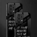 we are dating back phone cover | glass case for samsung galaxy a13 4g