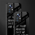 we are dating back phone cover | glass case for xiaomi 12 pro
