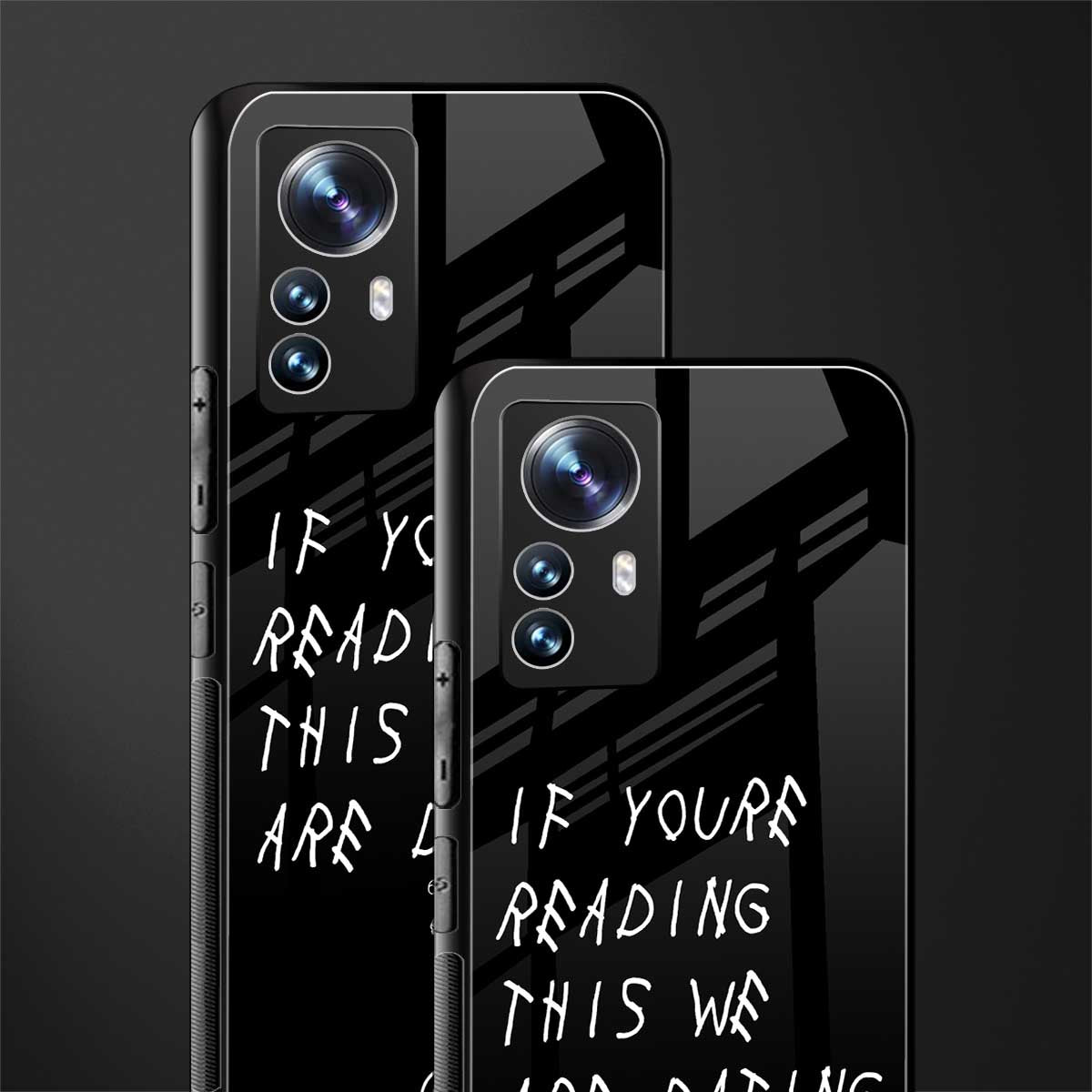 we are dating back phone cover | glass case for xiaomi 12 pro