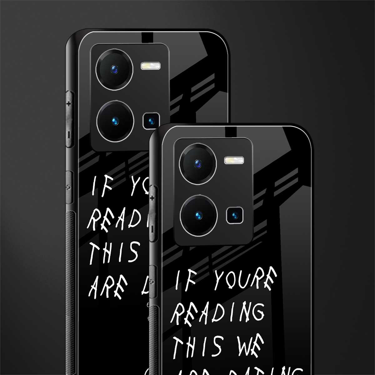 we are dating back phone cover | glass case for vivo y35 4g
