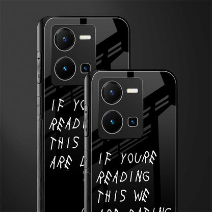 we are dating back phone cover | glass case for vivo y35 4g