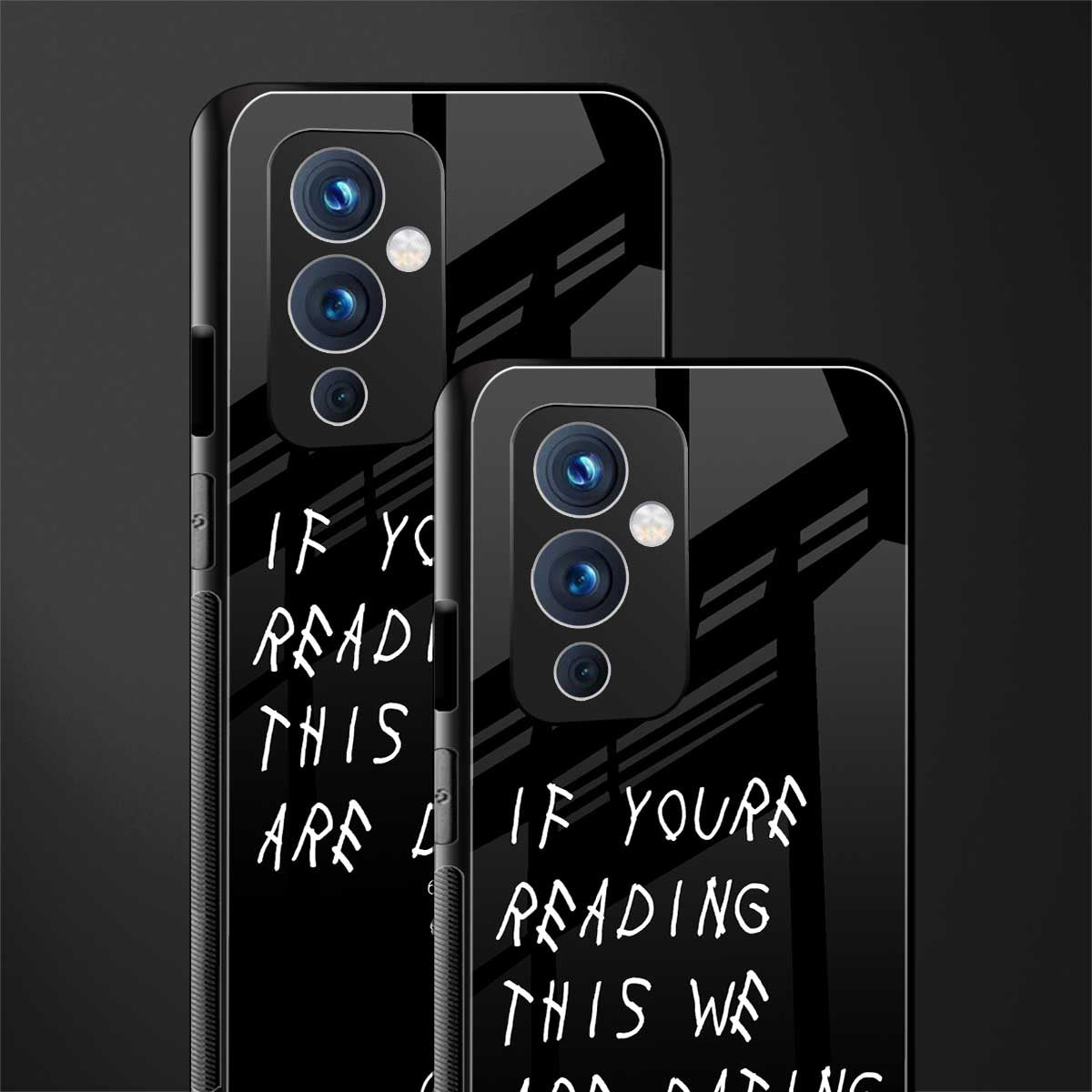 we are dating back phone cover | glass case for oneplus 9