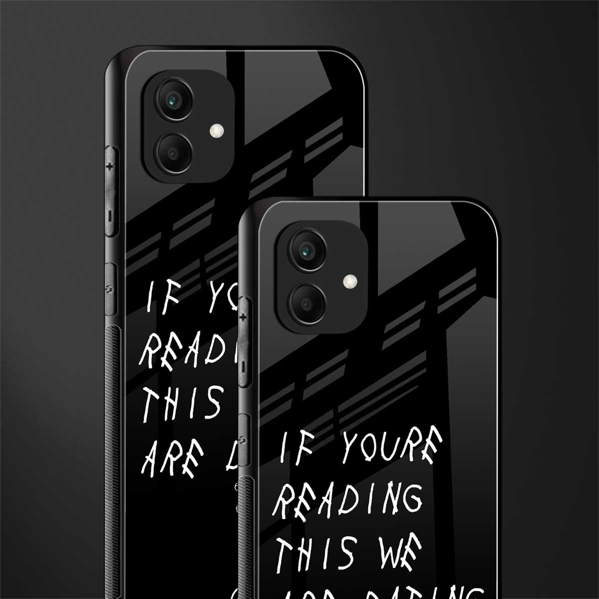 we are dating back phone cover | glass case for samsung galaxy a04