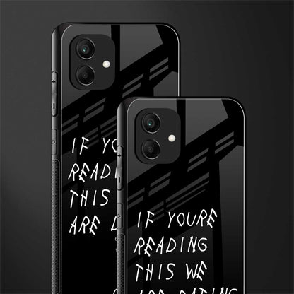 we are dating back phone cover | glass case for samsung galaxy a04