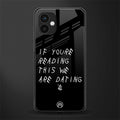 we are dating back phone cover | glass case for samsung galaxy a04