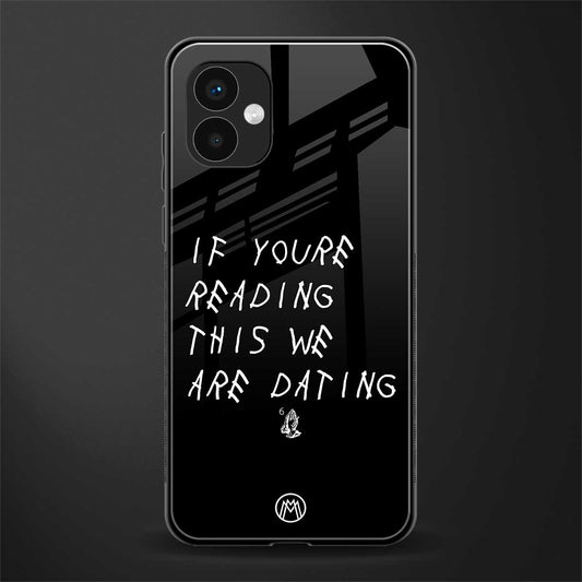 we are dating back phone cover | glass case for samsung galaxy a04