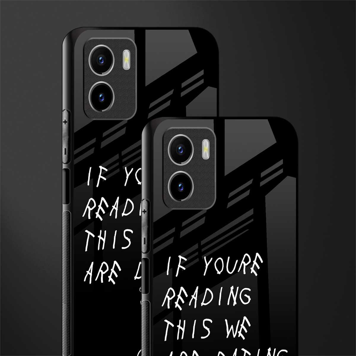 we are dating back phone cover | glass case for vivo y72