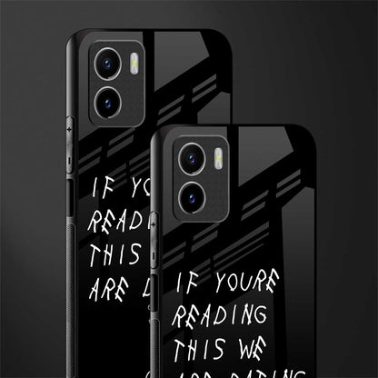 we are dating back phone cover | glass case for vivo y72