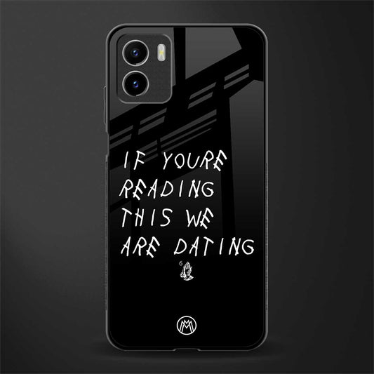 we are dating back phone cover | glass case for vivo y72
