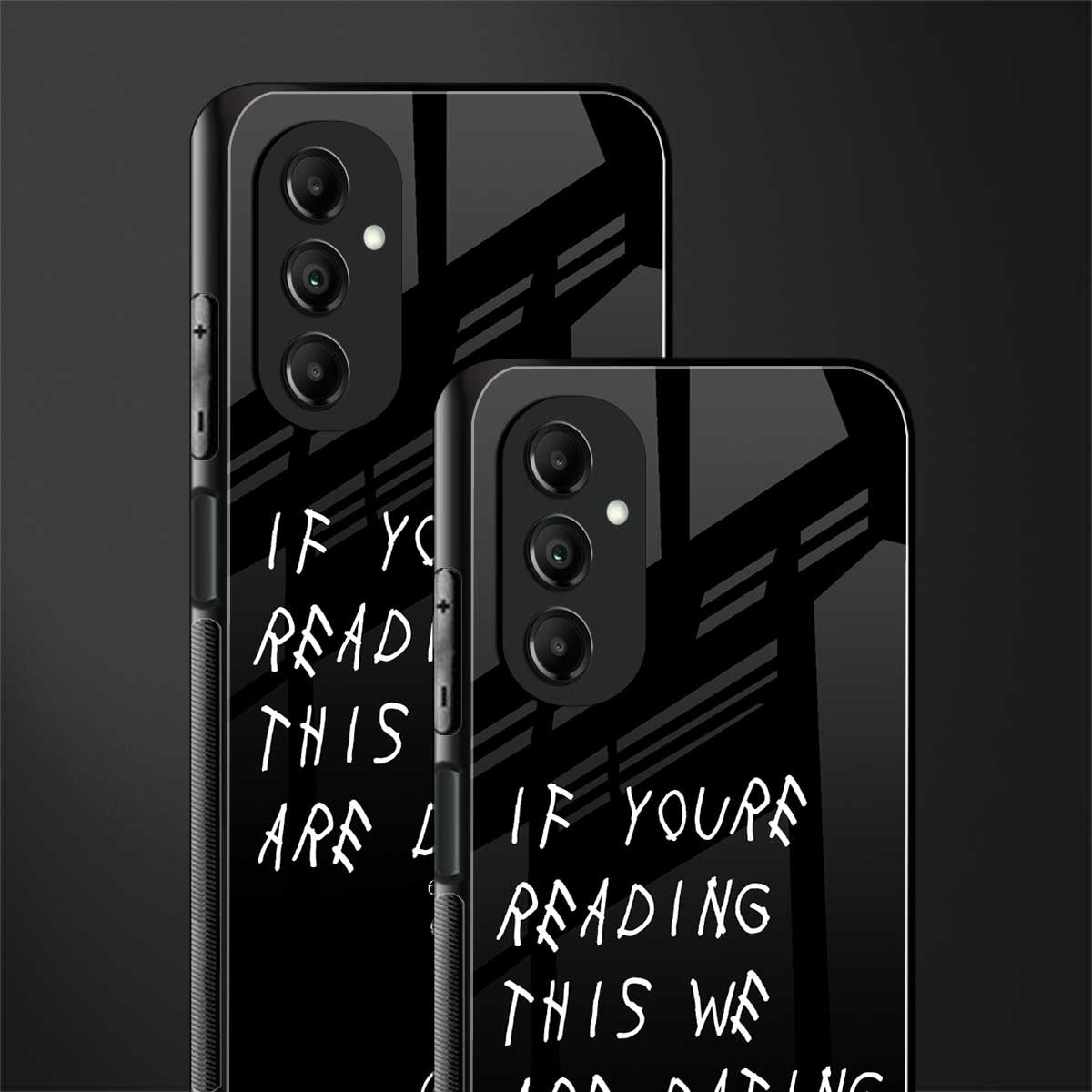 we are dating back phone cover | glass case for samsung galaxy a14 5g