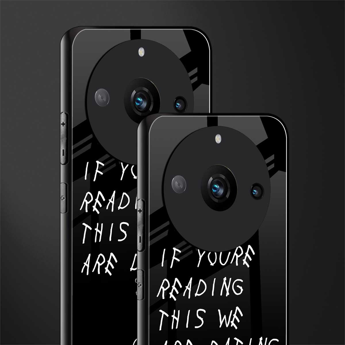 we are dating back phone cover | glass case for realme 11 pro 5g