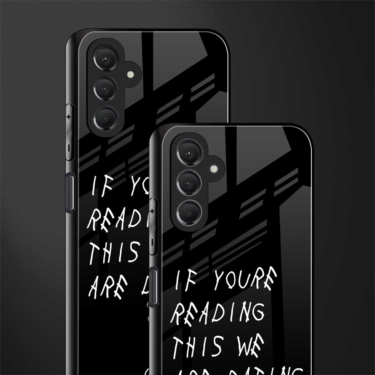we are dating back phone cover | glass case for samsun galaxy a24 4g