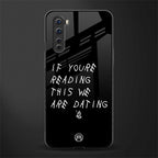we are dating glass case for oneplus nord ac2001 image