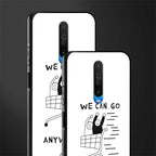 we can go anywhere glass case for poco x2 image-2