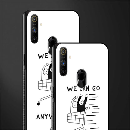 we can go anywhere glass case for realme narzo 20a image-2