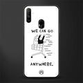 we can go anywhere glass case for realme narzo 10a image