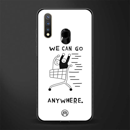 we can go anywhere glass case for vivo u20 image