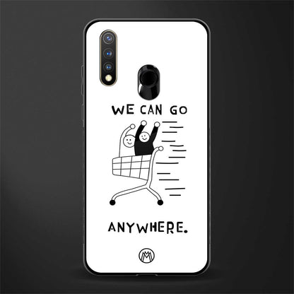 we can go anywhere glass case for vivo y19 image