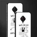 we can go anywhere glass case for vivo s1 pro image-2