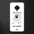 we can go anywhere glass case for vivo s1 pro image