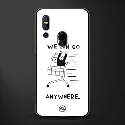 we can go anywhere glass case for vivo v15 image