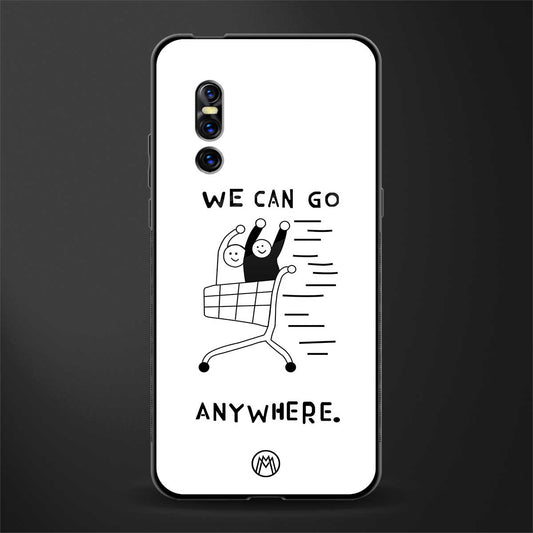 we can go anywhere glass case for vivo v15 pro image