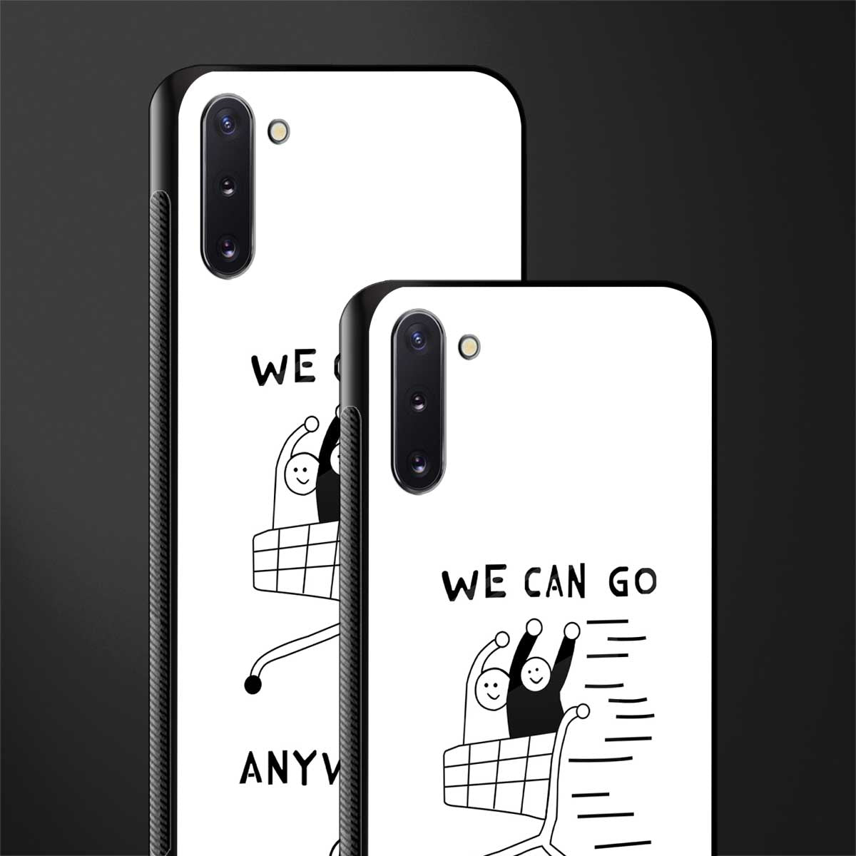 we can go anywhere glass case for samsung galaxy note 10 image-2