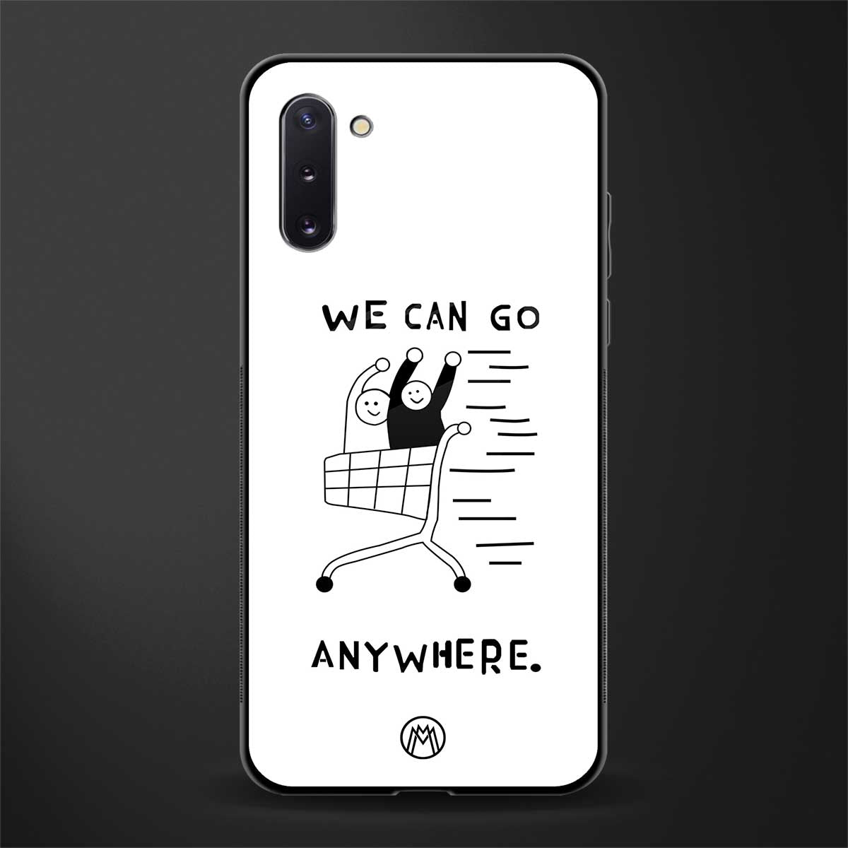 we can go anywhere glass case for samsung galaxy note 10 image