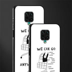 we can go anywhere glass case for poco m2 pro image-2