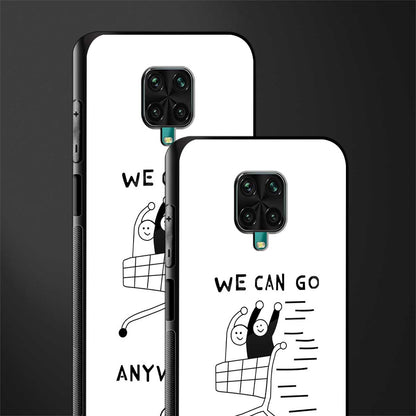 we can go anywhere glass case for poco m2 pro image-2