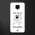 we can go anywhere glass case for poco m2 pro image