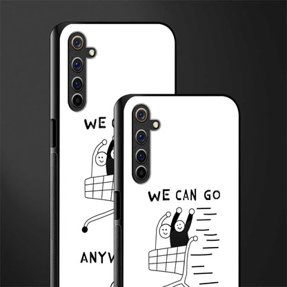 we can go anywhere glass case for realme 6i image-2