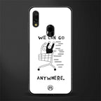 we can go anywhere glass case for redmi note 7s image