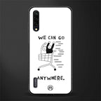 we can go anywhere glass case for mi a3 redmi a3 image