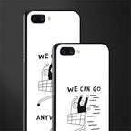we can go anywhere glass case for realme c1 image-2
