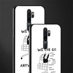 we can go anywhere glass case for oppo a5 2020 image-2