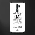 we can go anywhere glass case for oppo a9 2020 image