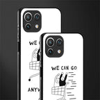 we can go anywhere glass case for mi 11 lite image-2