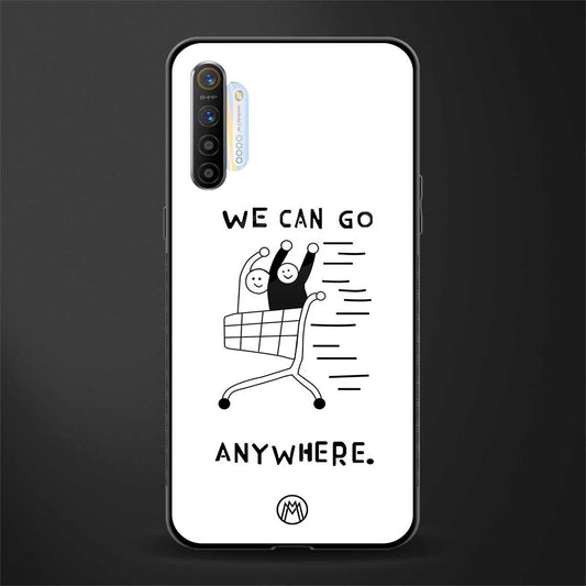 we can go anywhere glass case for realme x2 image