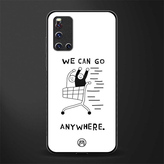 we can go anywhere glass case for vivo v19 image