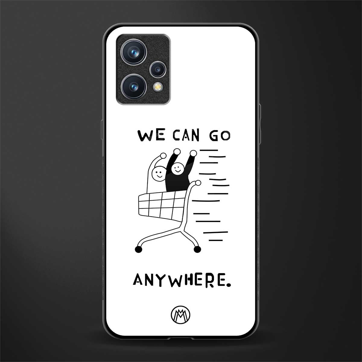 we can go anywhere glass case for realme 9 4g image