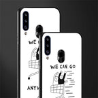 we can go anywhere glass case for samsung galaxy a20s image-2