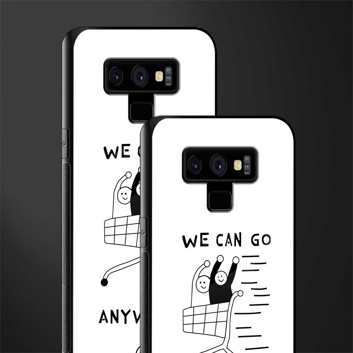 we can go anywhere glass case for samsung galaxy note 9 image-2
