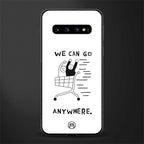 we can go anywhere glass case for samsung galaxy s10 plus image
