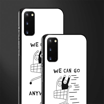 we can go anywhere glass case for samsung galaxy s20 image-2
