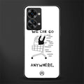 we can go anywhere glass case for phone case | glass case for oneplus nord 2t 5g
