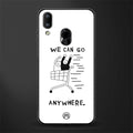 we can go anywhere glass case for vivo y95 image