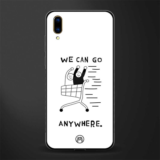we can go anywhere glass case for vivo v11 pro image