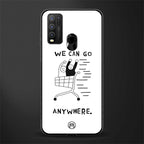 we can go anywhere glass case for vivo y50 image