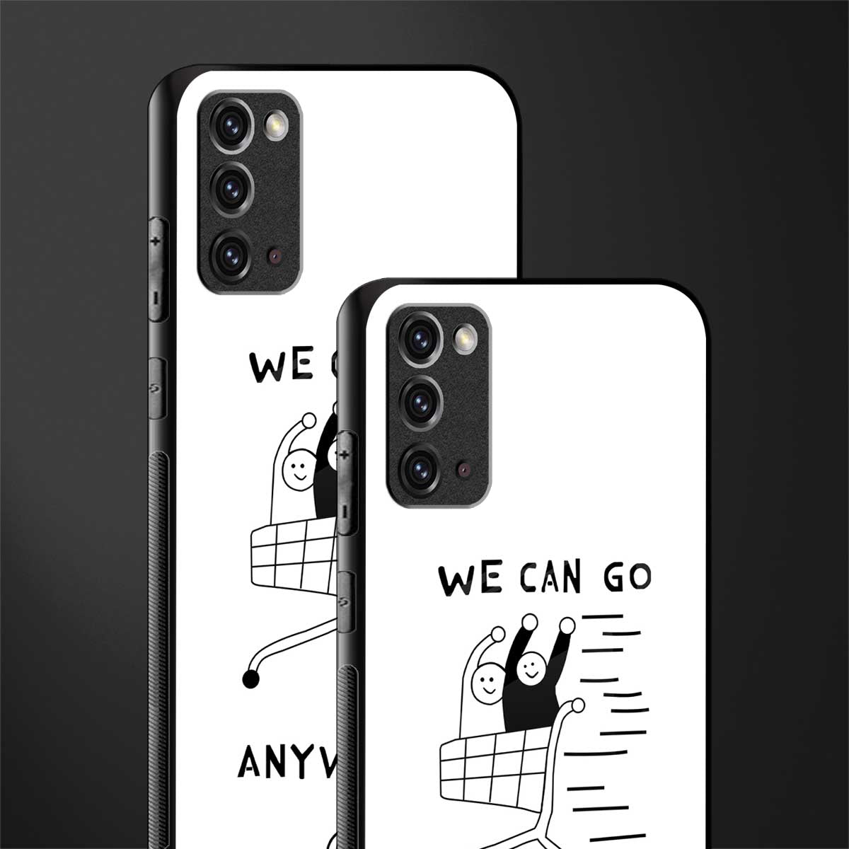 we can go anywhere glass case for samsung galaxy note 20 image-2